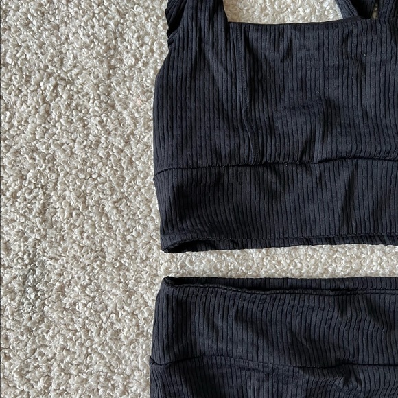 June Loop Pointelle Rib Knit Swimsuit - Picture 2 of 2